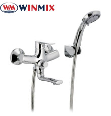 Смеситель для ванны короткий нос WINMIX Premium Push Euro (Chr-009), Польша