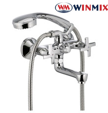 Смеситель для ванны короткий нос Winmix Premium Galaxy Euro (Chr-142), Польша