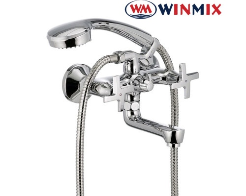 Смеситель для ванны короткий нос Winmix Premium Galaxy Euro (Chr-142), Польша