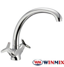 Смеситель для умывальника Winmix Premium Vesta (Chr-273) на гайке