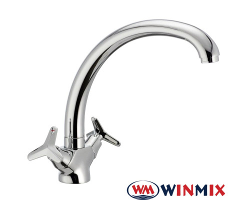 Смеситель для умывальника Winmix Premium Vesta (Chr-273) на гайке