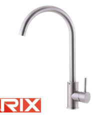 Смеситель для кухни Rix SUS (Chr-011), SUS304 из нержавеющей стали