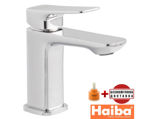 Змішувач для умивальника HAIBA Geneva NUT (Chr-001)
