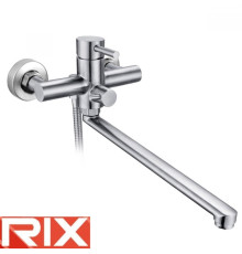 Смеситель для ванны длинный нос Rix SUS-006 Euro, SUS304 из нержавеющей стали