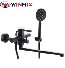 Змішувач для ванни Winmix Sus Black EURO (Chr-006), Польща (нержавіюча сталь)