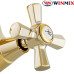 Смеситель для умывальника WINMIX Premium Retro Gold (Chr-161), Польша