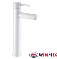 Змішувач для умивальника високий Winmix Sus-001 High White (Chr-001-H), Польща (нержавіюча сталь)