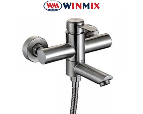 Змішувач для ванни короткий ніс WINMIX FAN 009 EURO, Польща (нержавіюча сталь)