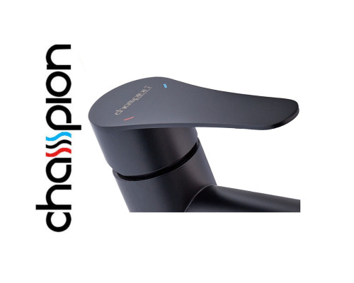 Смеситель для умывальника Champion SAP-001-B Black, SUS304 из нержавеющей стали