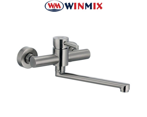 Смеситель для кухни от стены WINMIX Sus-005, Польша (нержавеющая сталь)