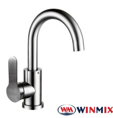 Змішувач для умивальника WINMIX DAX 011B (Chr-011B), Польща (нержавіюча сталь)
