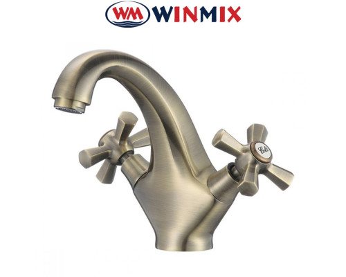 Смеситель для умывальника WINMIX Premium Retro Bronze (Chr-161), Польша
