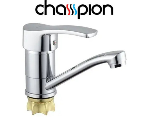 Смеситель для умывальника елка на гайке 15см Champion Ped (Chr-555-279) Nut