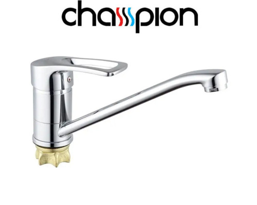 Смеситель для кухни елка на гайке 25см Champion Ped (Chr-555-181) Nut