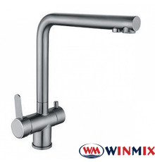 Змішувач для кухні Вухо під осмос WINMIX Fan 021 (Chr-021), Польща (нержавіюча сталь)