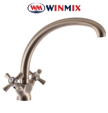 Змішувач для кухні ухо WINMIX Premium Retro Bronze (Chr-273), Польща