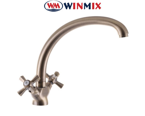 Змішувач для кухні ухо WINMIX Premium Retro Bronze (Chr-273), Польща