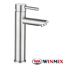 Смеситель для умывальника высокий Winmix Sus-001 High (Chr-001-H), Польша (нержавеющая сталь)