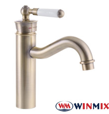 Смеситель для умывальника WINMIX Premium Vintage Bronze (Chr-001B), Польша
