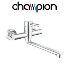 Смеситель для кухни от стены Champion Sus-005 CHROME, из нержавеющей стали
