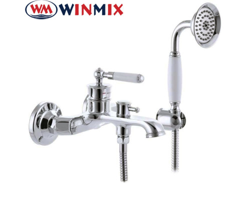 Смеситель для ванны короткий нос Winmix Premium Vintage Euro (Chr-009), Польша