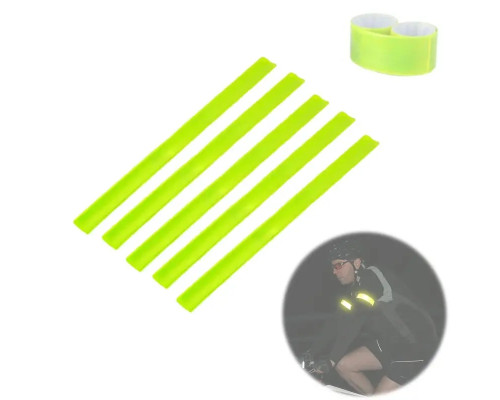 Светоотражающий слэп-браслет, 3х40 см (4 шт.)