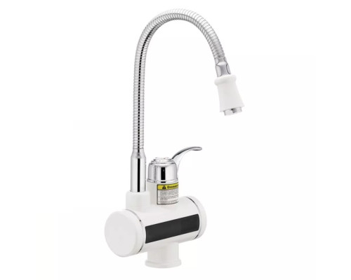 Электрический проточный водонагреватель Winmix Electra 240EF рефлекторный гусак на мойку 3 кВт (гибкий излив)