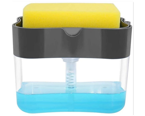 Нажимной органайзер на кухню с мочалкой
