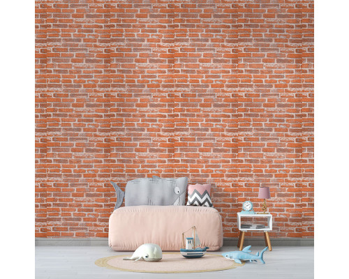 Самоклеюча 3D панель під руду катеринославську цеглу 19600x700x3мм SW-00001370