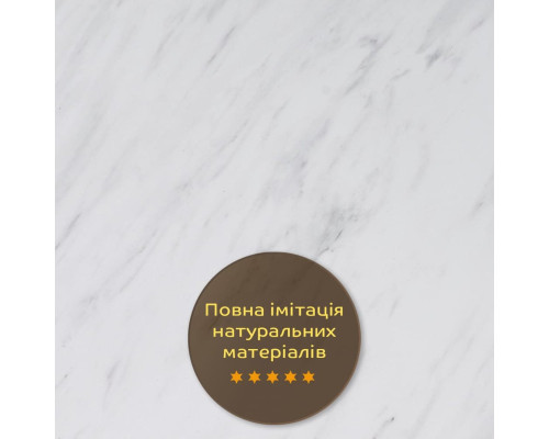 Декоративная ПВХ плита белый мрамор 600*600*3mm (S) SW-00001620