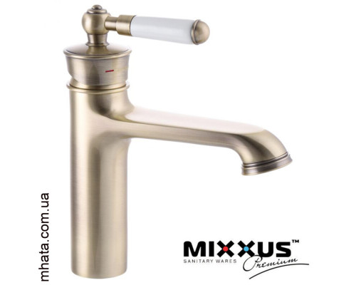 Смеситель для умывальника MIXXUS Premium Vintage Bronze (Chr-001A), Польша