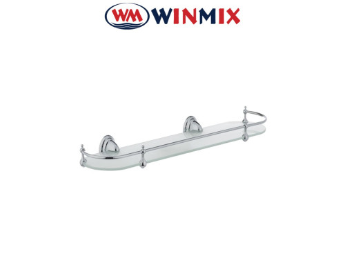 Скляна полиця з обмежувачем Winmix LR1507