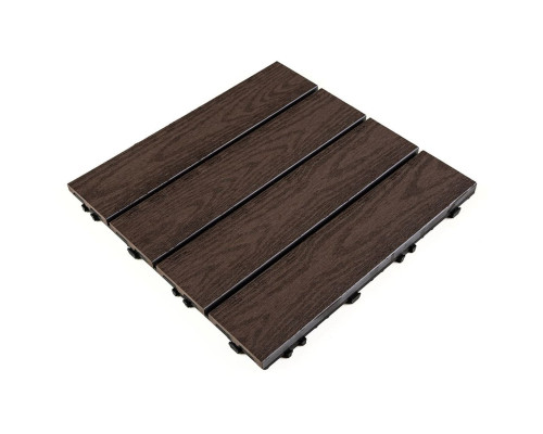 Композитная плитка WPC орех 30*30CM*2СM (D) SW-00001714