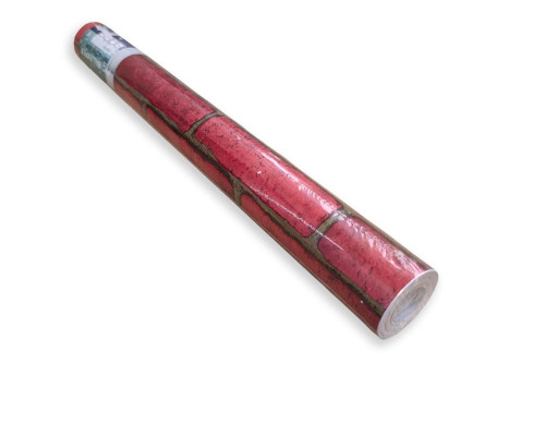 Самоклеющаяся пленка красный кирпич 0,45х10м SW-00001269