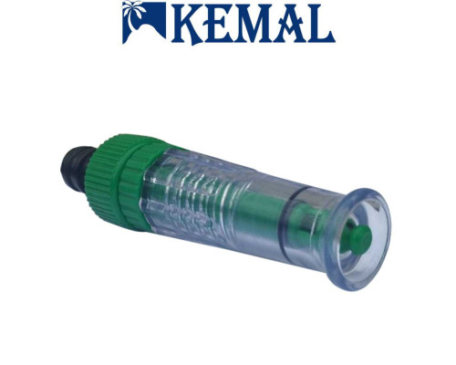 Пистолет для полива брандспойт прозрачный Kemal P5013 насадка на шланг