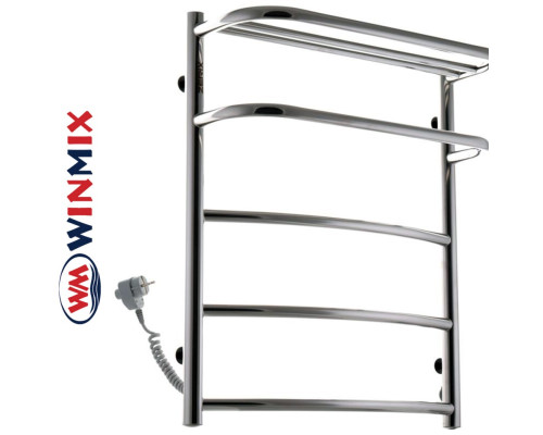 Полотенцесушитель электрический (левое подключение) Winmix "Omega" 5060L (5 перекладин)