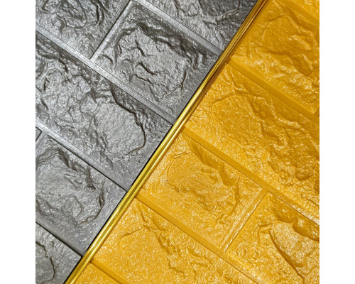 D-образный молдинг 3m*8mm*4mm ЗОЛОТО (D) SW-00001551