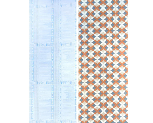 Самоклеющаяся пленка оранжевые цветы 0,45х10м SW-00001220