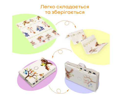 Коврик детский 1,2х1,8mх8mm Ростомер-Слоники (283) SW-00001378