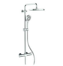 Душевая колонна c термостатическим смесителем KB-55013-01 (Цвет хром, лейка 26*26), Чехия