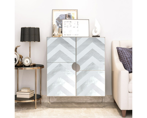 Самоклеюча плівка срібло 0,45х10м SW-00001221