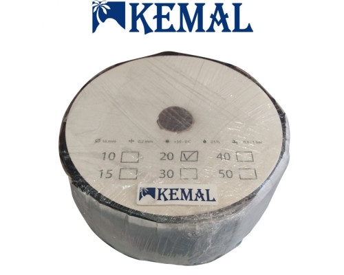 Лента эмиттерная для капельного полива Kemal Garden Drip 20 (500м) 9 mil (0,23мм), Турция