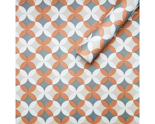 Самоклеющаяся пленка оранжевые цветы 0,45х10м SW-00001220