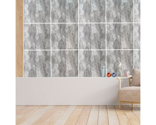 Декоративна ПВХ плита платиновий мармур 1,22х2,44мх3мм SW-00001411