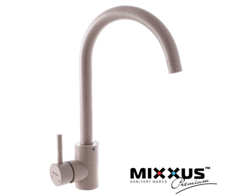 Змішувач для кухні Вухо MIXXUS Sus Beige 011 бежевий, Польща (нержавіюча сталь)