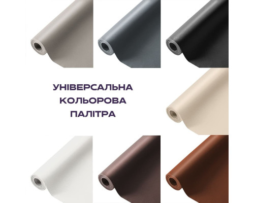 Самоклеющая экокожа в рулоне 1.37*3m*0.5mm WHITE (D) SW-00001415