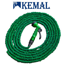 Шланг растяжной для полива Kemal Magic Hose Green 1/2, 5-15 м