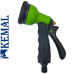 Поливальний пістолет 8 режимів, пластик латунний шток Kemal P5009, Туреччина