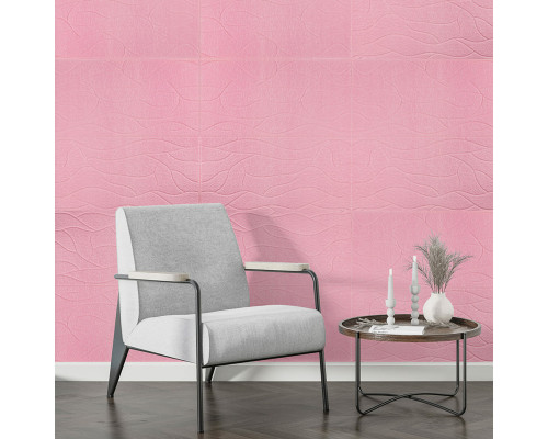 Панель 3D Pink 700*700*6mm (D) SW-00001950