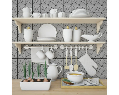 Самоклеящаяся PET мозаика 30*30CM*4MM (D) SW-00001641